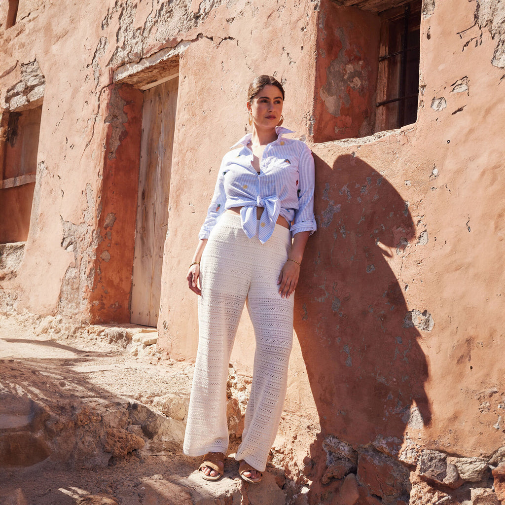Pantalon crochet femme - 1
