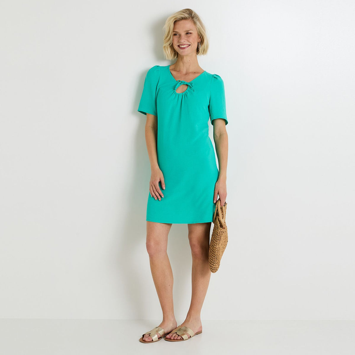 Robe unie femme - 1