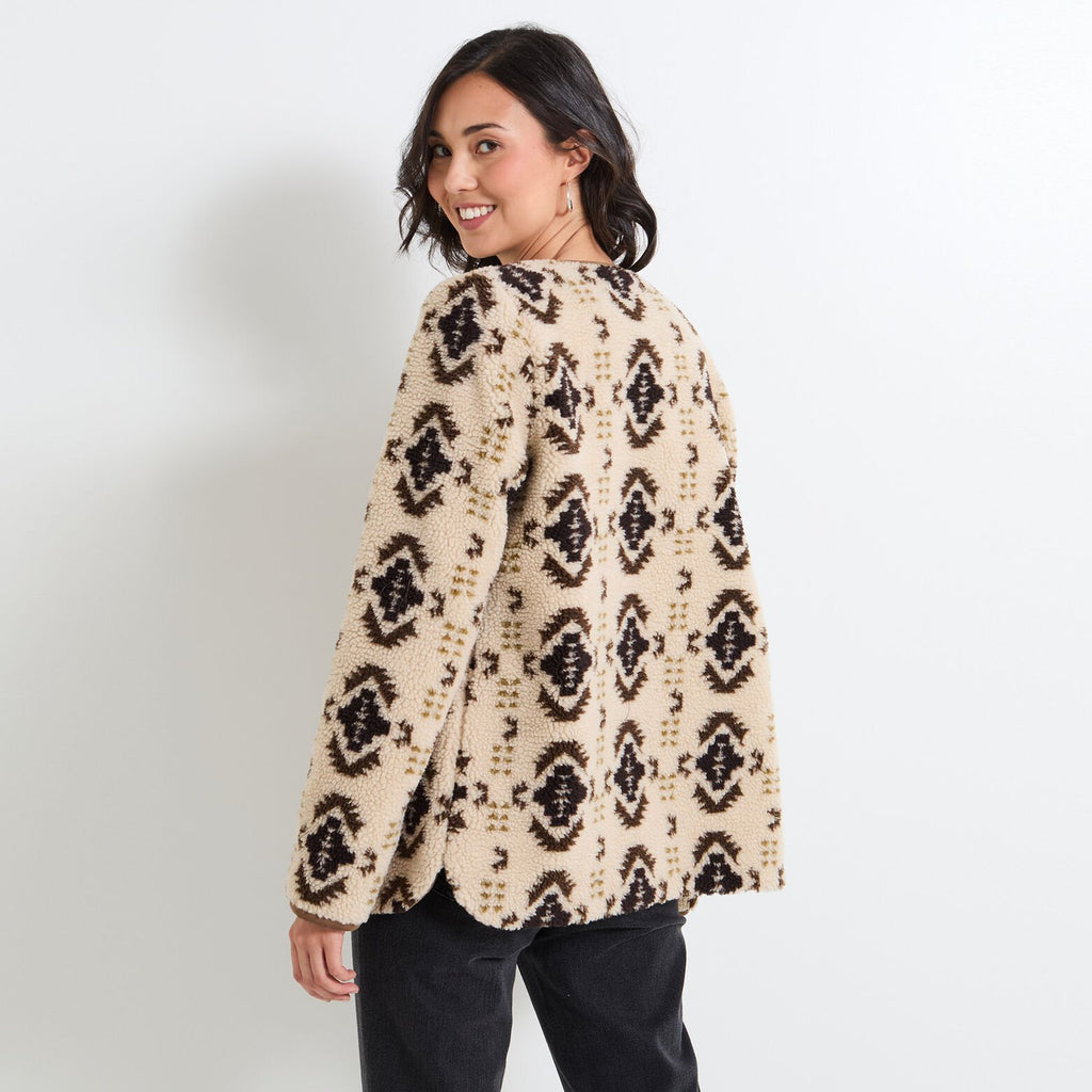 Manteau bouclette femme - 2