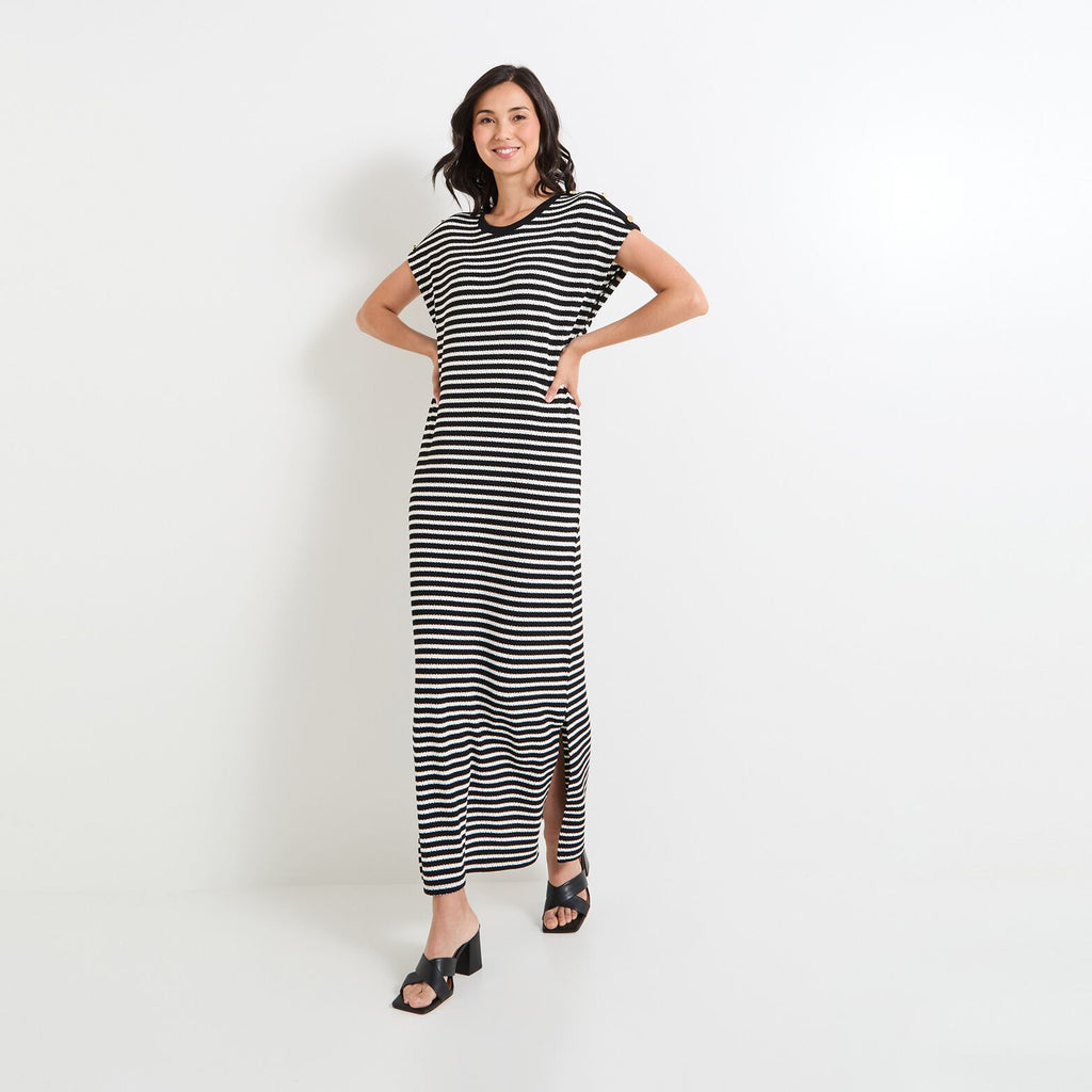 Robe col rond femme - 1