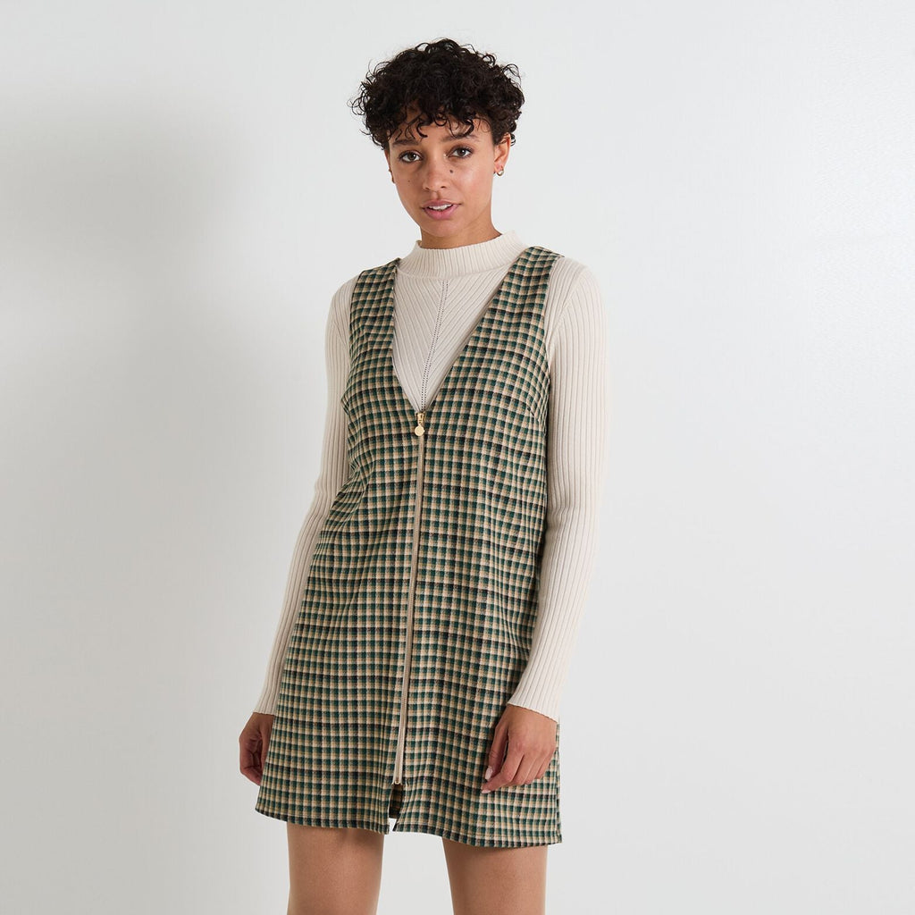 Robe à carreaux femme - 1