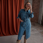 Robe en denim femme - 1