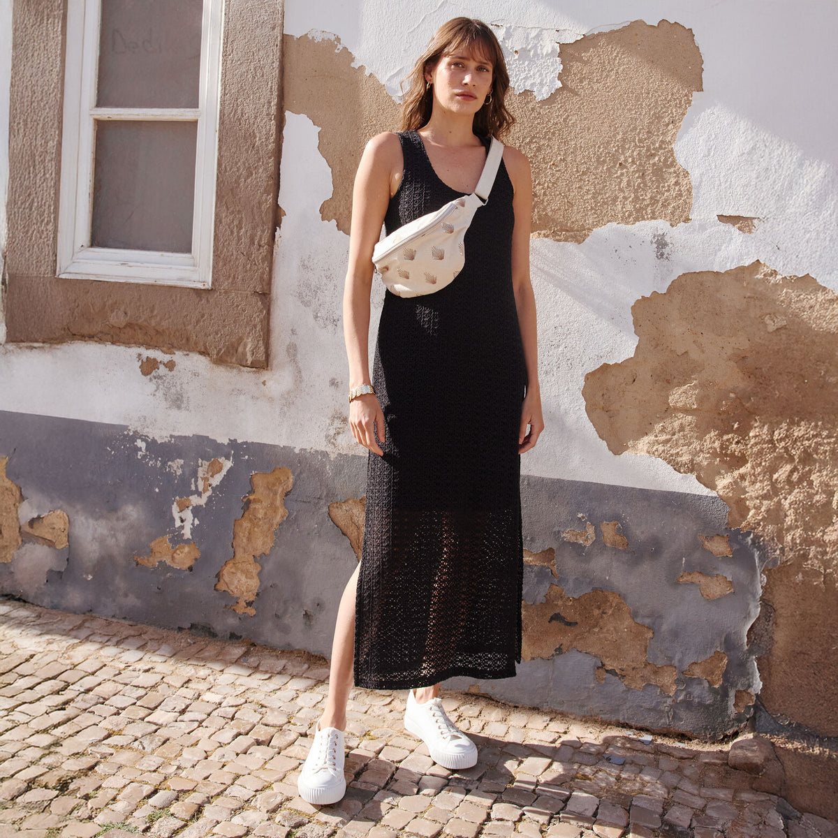 Robe longue en crochet - 1