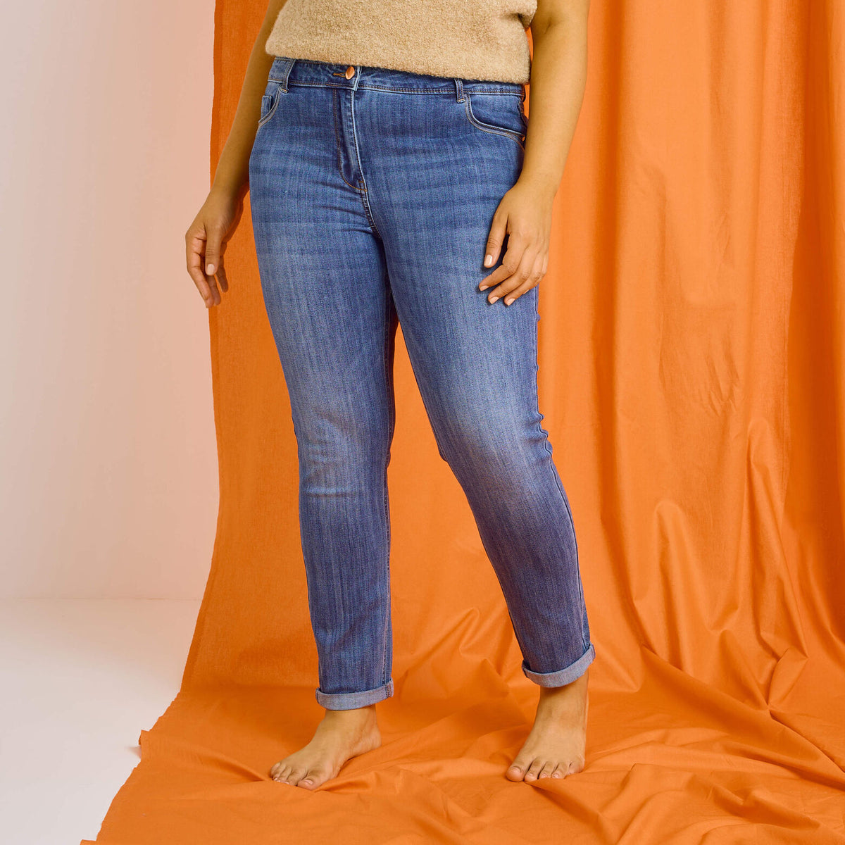 Jean raccourci HANOI R02 femme - 1