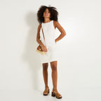 Robe courte habillée sans manches - 1