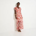 Robe imprimé fleuri femme - 1