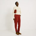 Pantalon velours à revers femme - 1