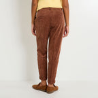 Pantalon velours à revers femme - 2