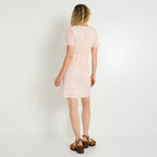 Robe courte en maille ajourée - 2