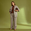 Pantalon à carreaux femme - 1