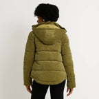 Doudoune en velours à capuche femme - 2