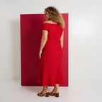 Robe longue en maille gaufrée - 2