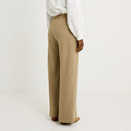 Pantalon large en maille femme - 2