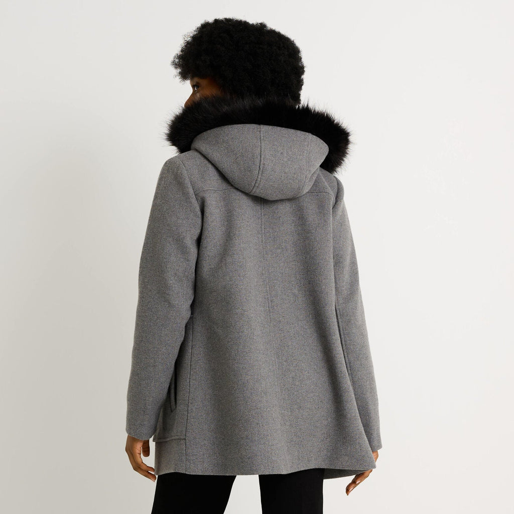 Duffle-coat mi-long femme - 2