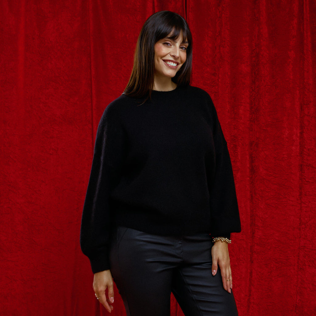 Pull premium à col rond femme - 1