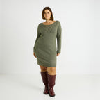 Robe pull fils brillants - 1