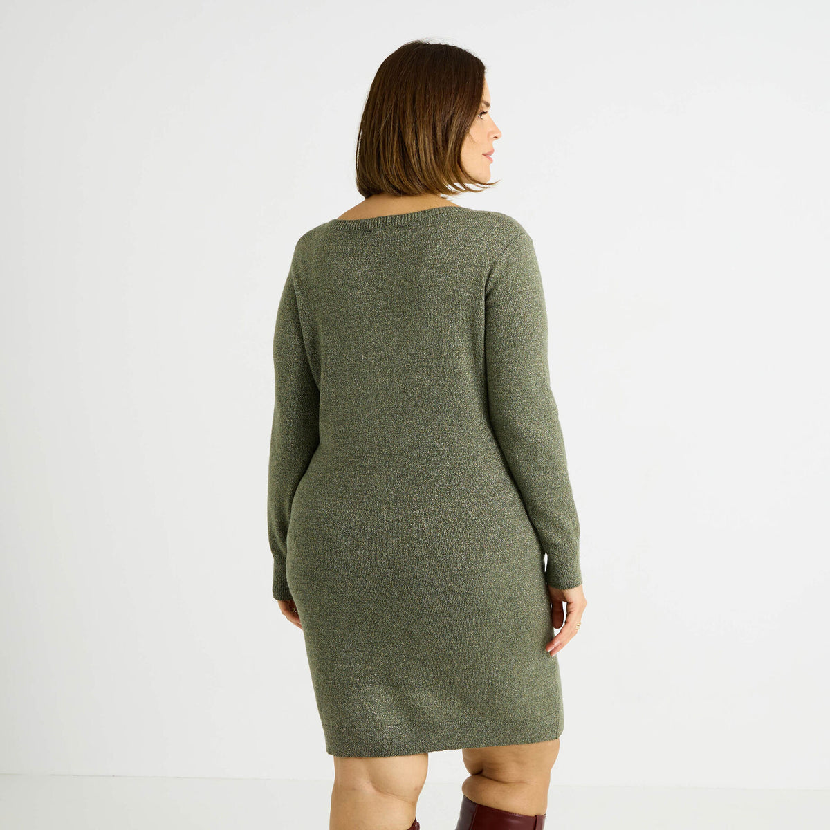 Robe pull fils brillants - 2