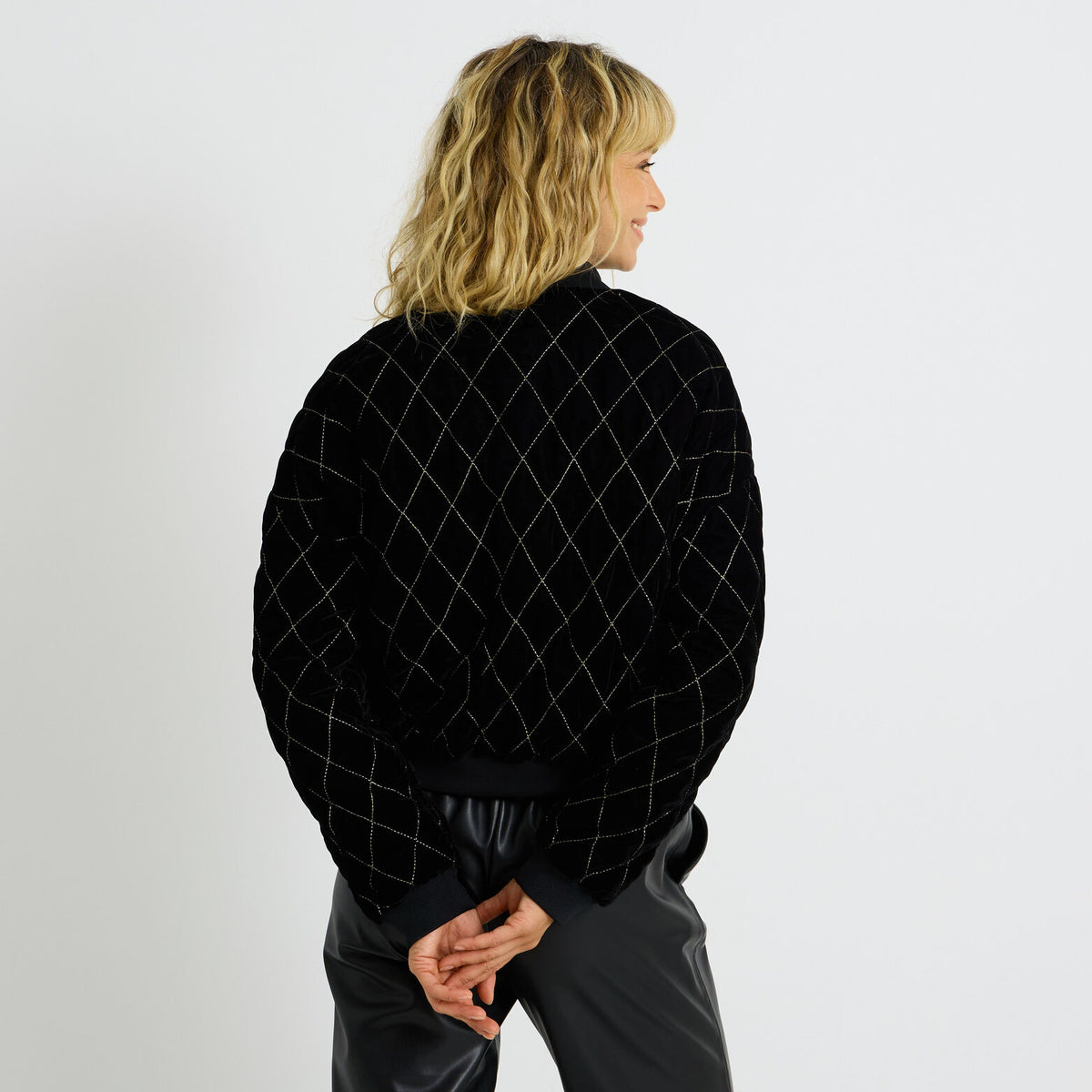 Bomber en velours femme - 2