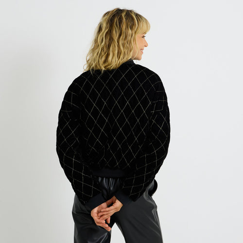 Bomber en velours femme - 2