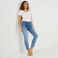 Jean slim raccourci TOKYO R01 femme - 1