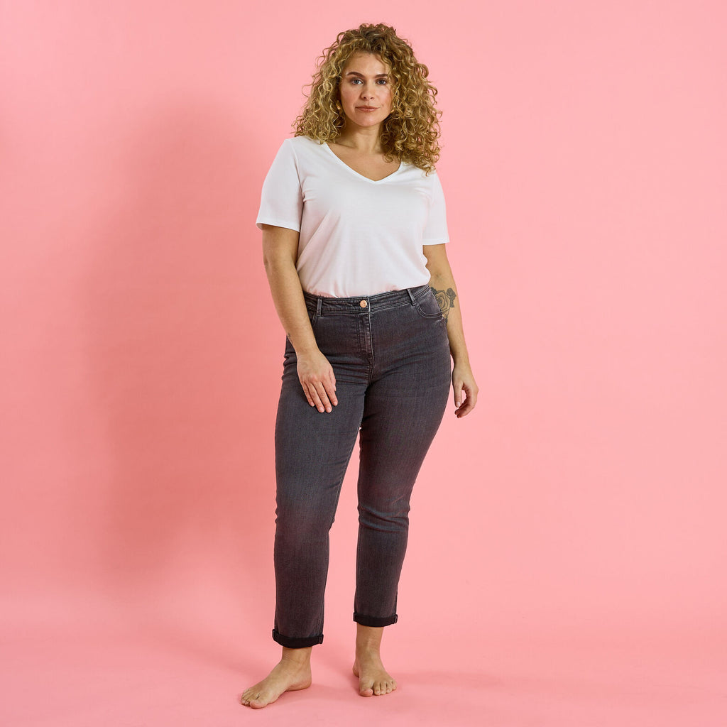 Jean slim raccourci TOKYO R01 femme - 1