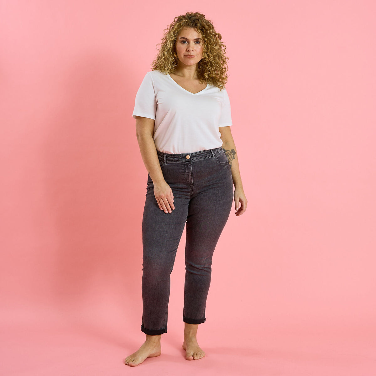 Jean slim raccourci TOKYO R01 femme - 1