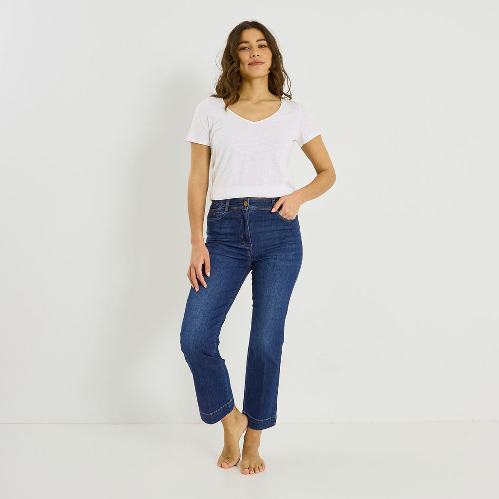 Jean bootcut raccourci TROPEZ RB02 femme - 1