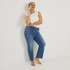 Jean bootcut raccourci TROPEZ RB02 femme - 1