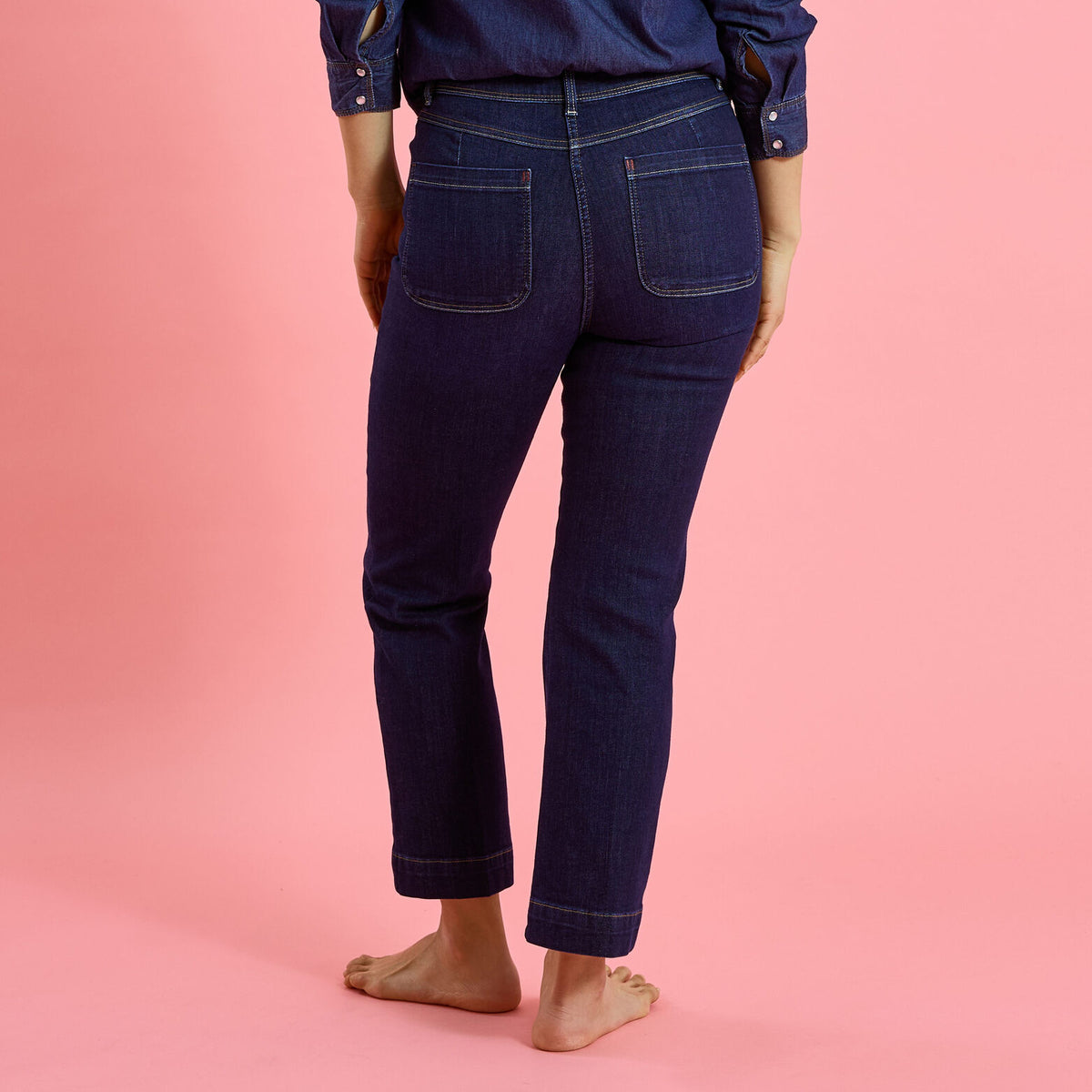 Jean bootcut raccourci TROPEZ RB02 femme - 2