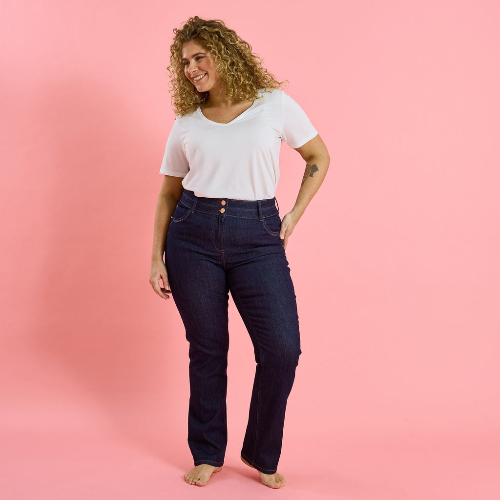 Jean droit ROME D02 femme - 1