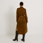 Robe longue satinée - 2