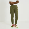 Pantalon en maille jacquard femme - 1