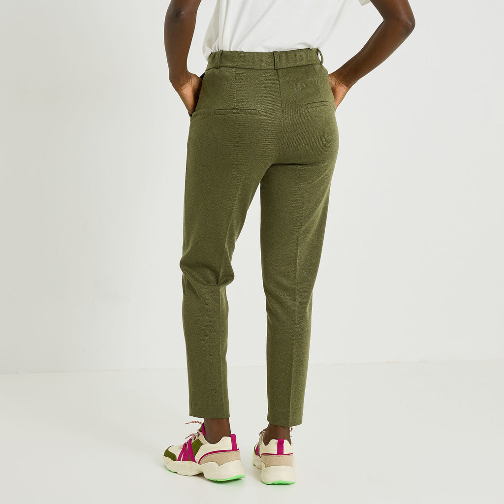 Pantalon en maille jacquard femme - 2