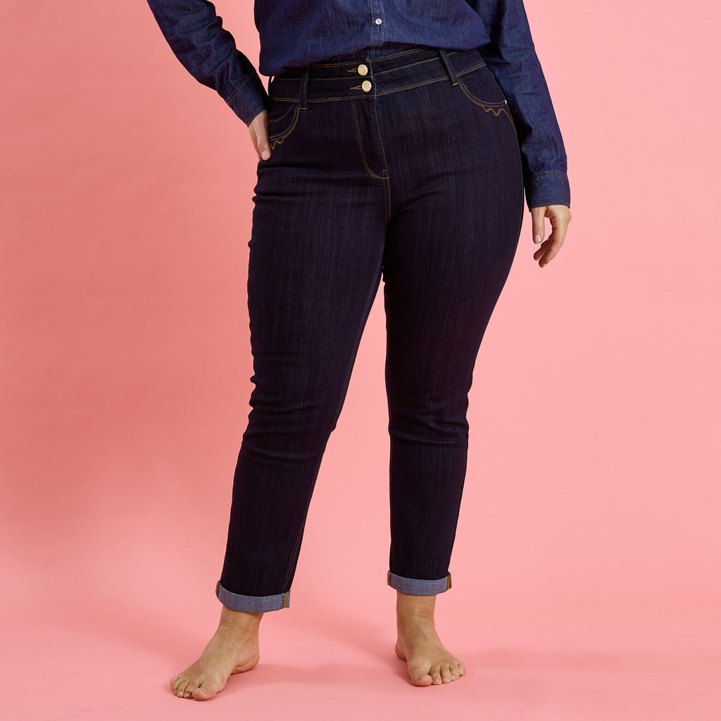 Jean slim raccourci HANOI R02 femme - 1