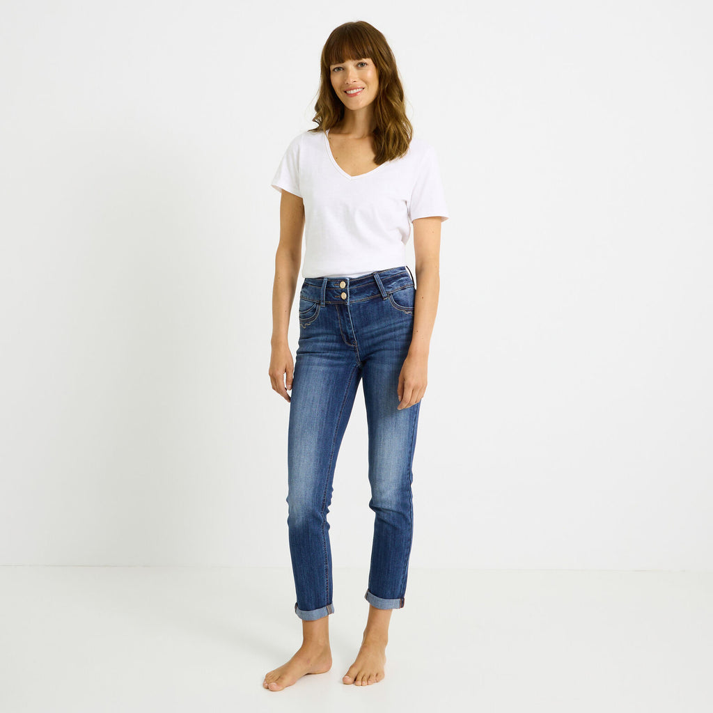Jean slim raccourci HANOI R02 femme - 1