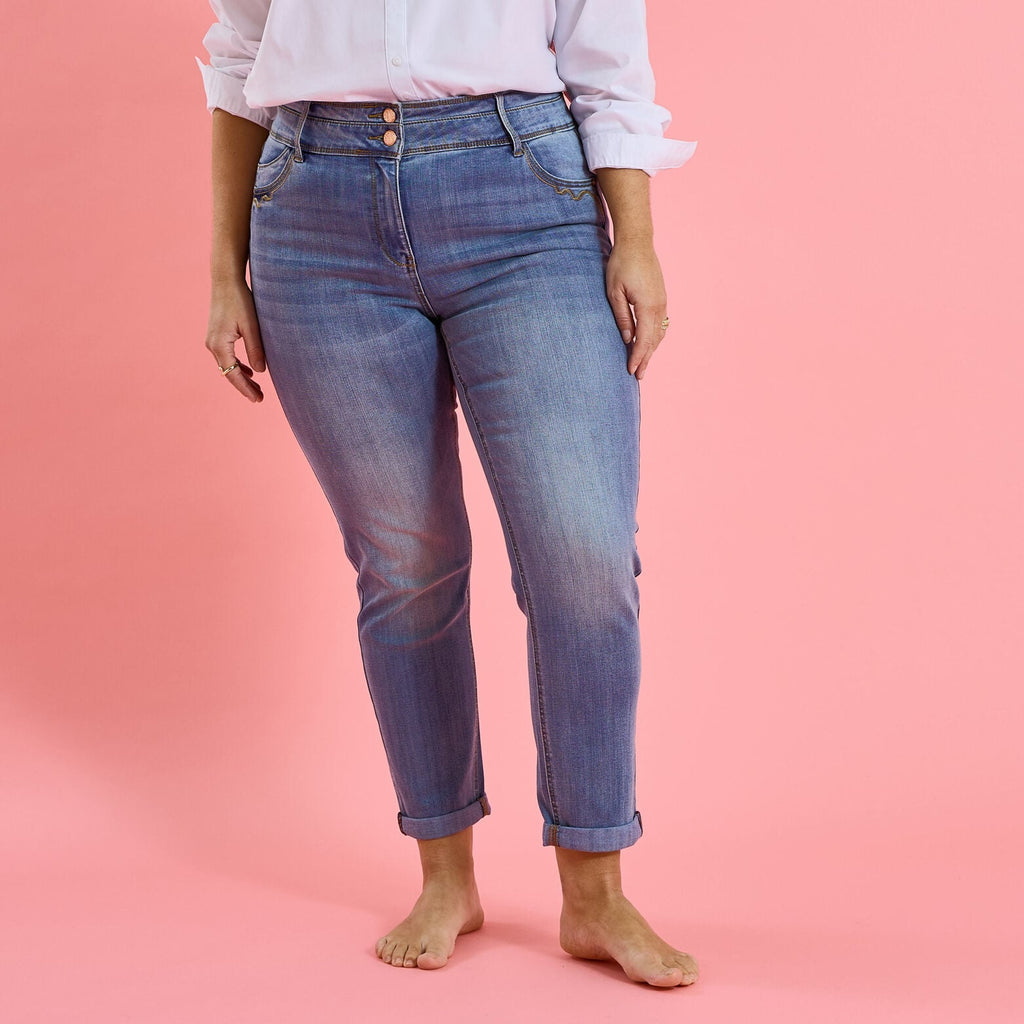 Jean slim raccourci HANOI R02 femme - 1