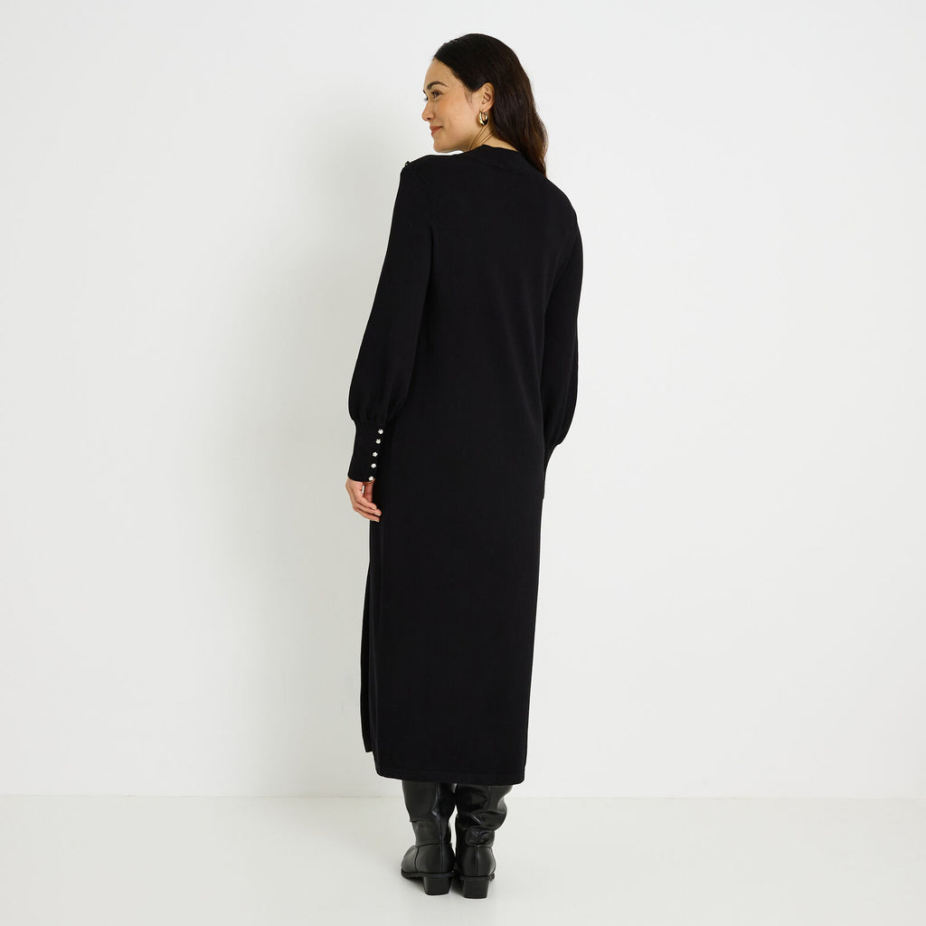Robe longue en maille - 2