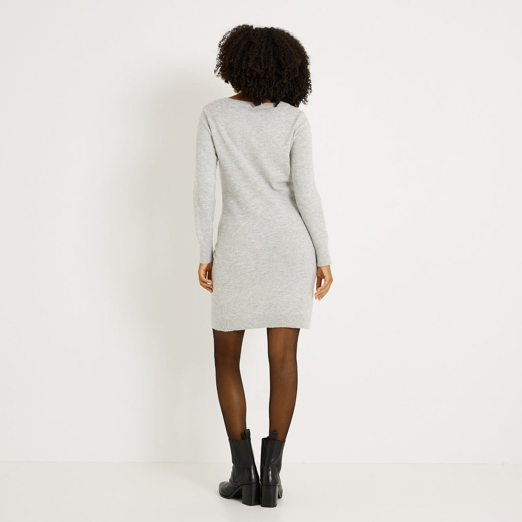 Robe pull manches longues - 2