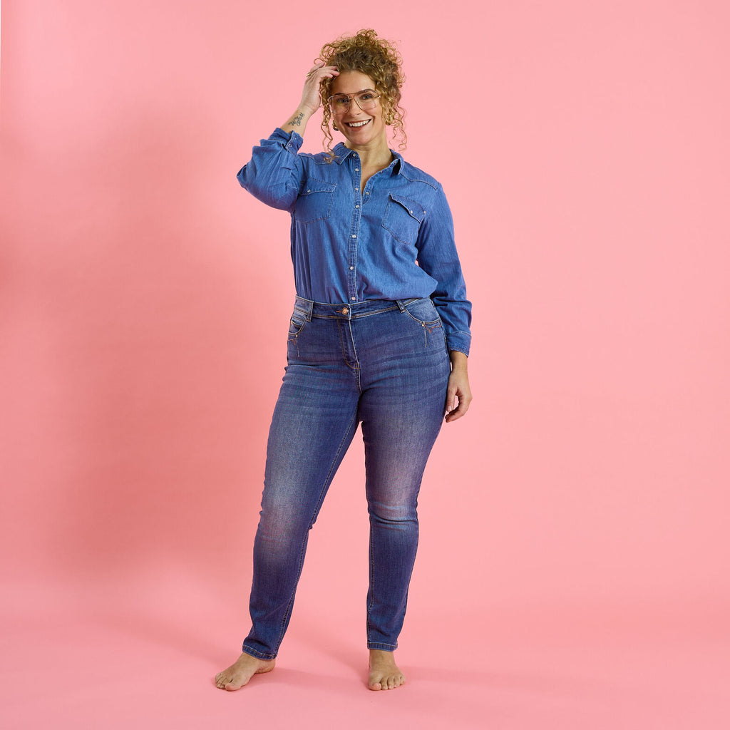 Jean slim push-up RIO P01 femme - 1