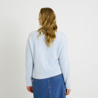 Pull fluffy col montant femme - 2
