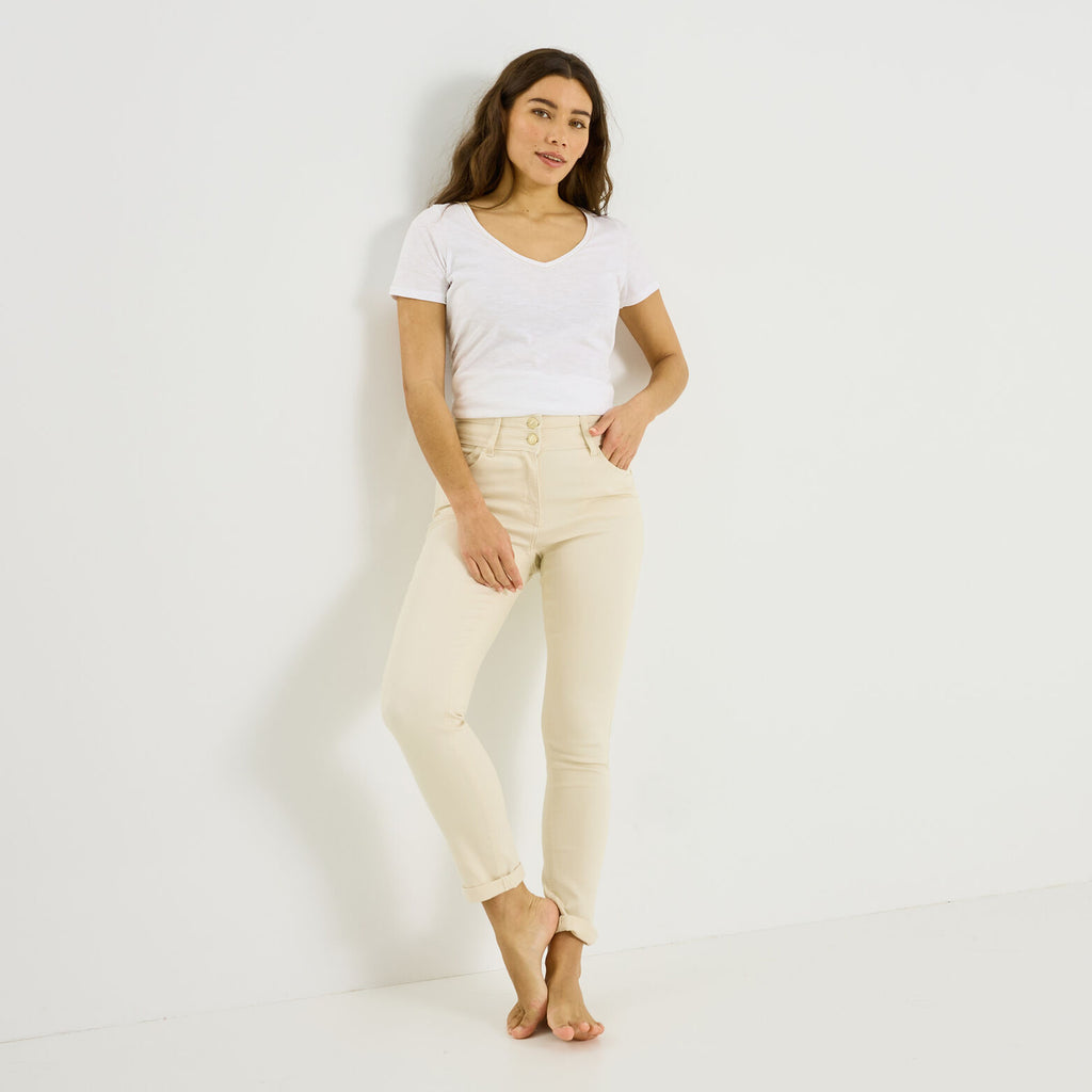 Jean slim raccourci HANOI R02 femme - 1