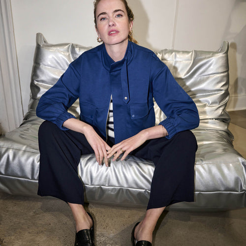 Bomber en maille femme - 1
