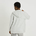 Gilet mi-long à capuche femme - 2