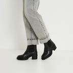 Bottines dessus cuir de vache femme - 2