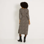 Robe longue imprimé léopard  - 2