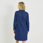 Robe en denim avec clous - 2
