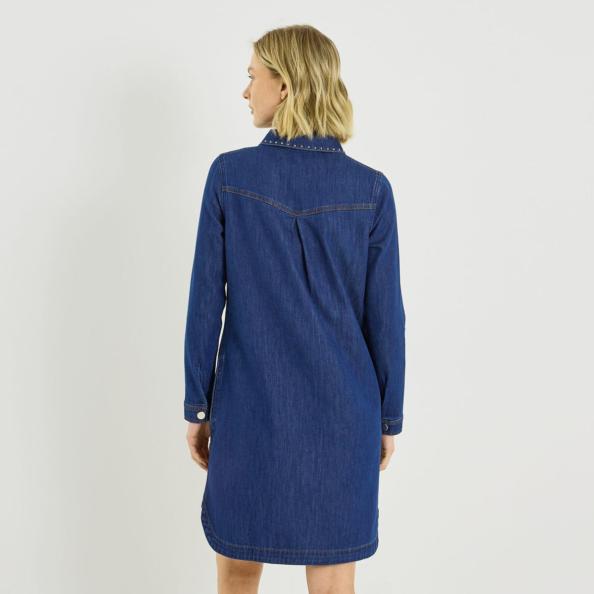 Robe en denim avec clous - 2