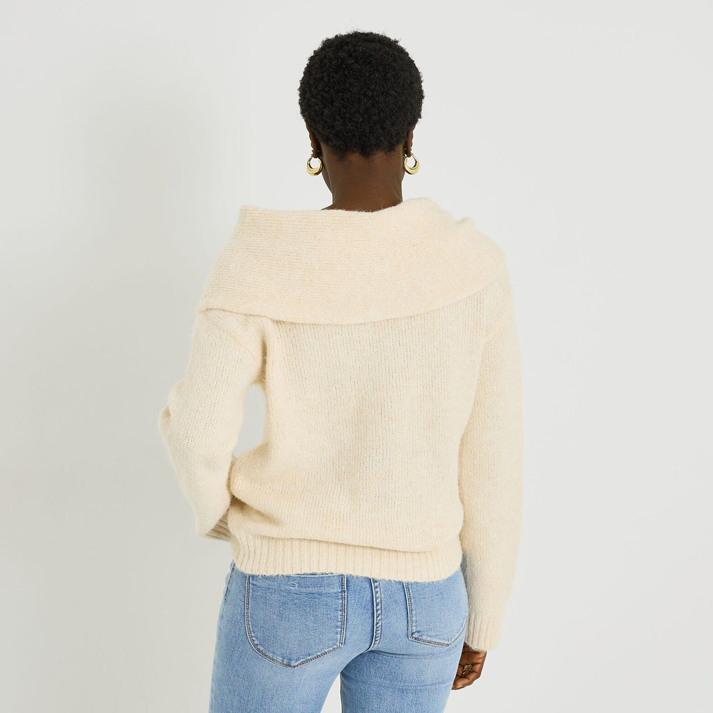 Pull col bardot femme - 2