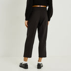 Pantalon à plis raccourci femme - 2