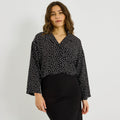 Chemise imprimé à pois femme - 1
